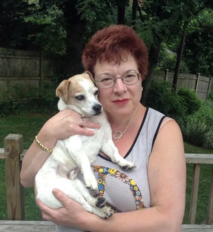 After A Lifetime Together, 12-Year-Old Peanut Was Dropped Off At The Vet For 'Boarding' And The Family Never Came Back To Get Him. But Last Week, After Six Months In Rescue, Peanut Got Adopted