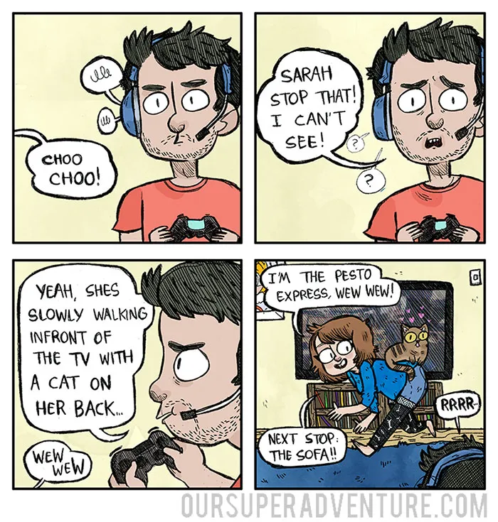 Artist Illustrates Everyday Life With Her Boyfriend, Shows That Love Is In The Small Things
