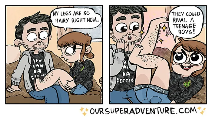 Artist Illustrates Everyday Life With Her Boyfriend, Shows That Love Is In The Small Things