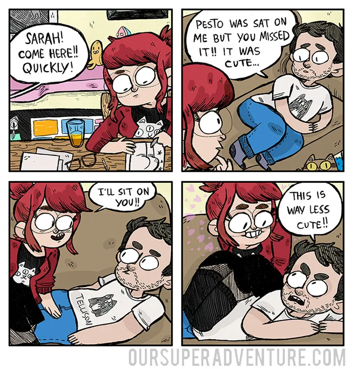 Artist Illustrates Everyday Life With Her Boyfriend, Shows That Love Is In The Small Things