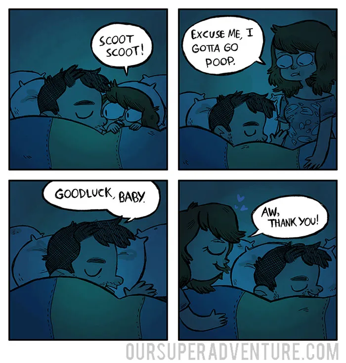 Artist Illustrates Everyday Life With Her Boyfriend, Shows That Love Is In The Small Things