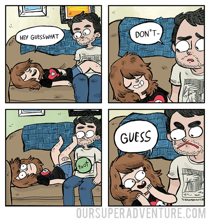 Artist Illustrates Everyday Life With Her Boyfriend, Shows That Love Is In The Small Things