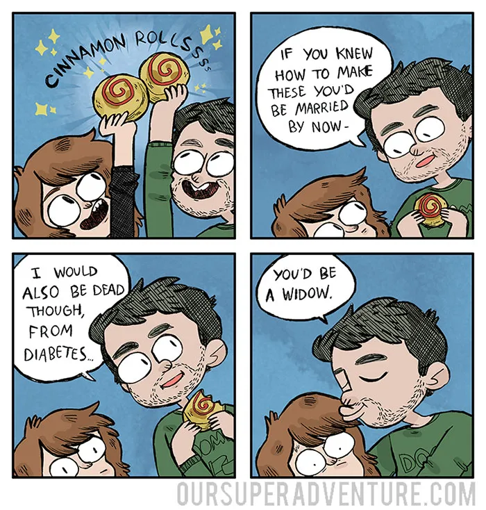 Artist Illustrates Everyday Life With Her Boyfriend, Shows That Love Is In The Small Things