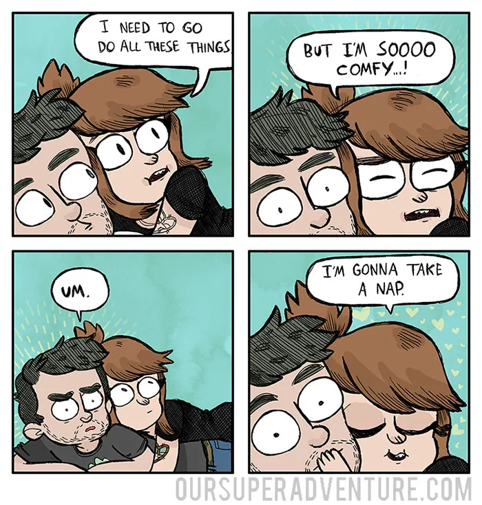 Artist Illustrates Everyday Life With Her Boyfriend, Shows That Love Is In The Small Things