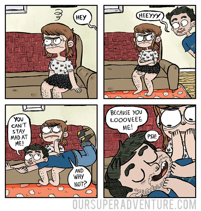 Artist Illustrates Everyday Life With Her Boyfriend, Shows That Love Is In The Small Things