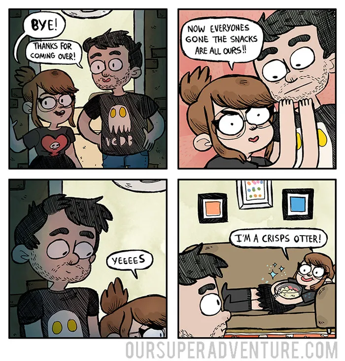 Artist Illustrates Everyday Life With Her Boyfriend, Shows That Love Is In The Small Things