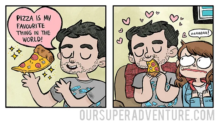 Artist Illustrates Everyday Life With Her Boyfriend, Shows That Love Is In The Small Things