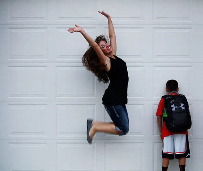 Is It Just Me Or Does It Seem Like Mom Is A Little Too Excited About The First Day Of School?