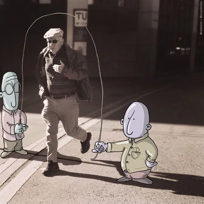 Illustrator Adds Funny Cartoons To Strangers’ Instagram Photos (Part 3)