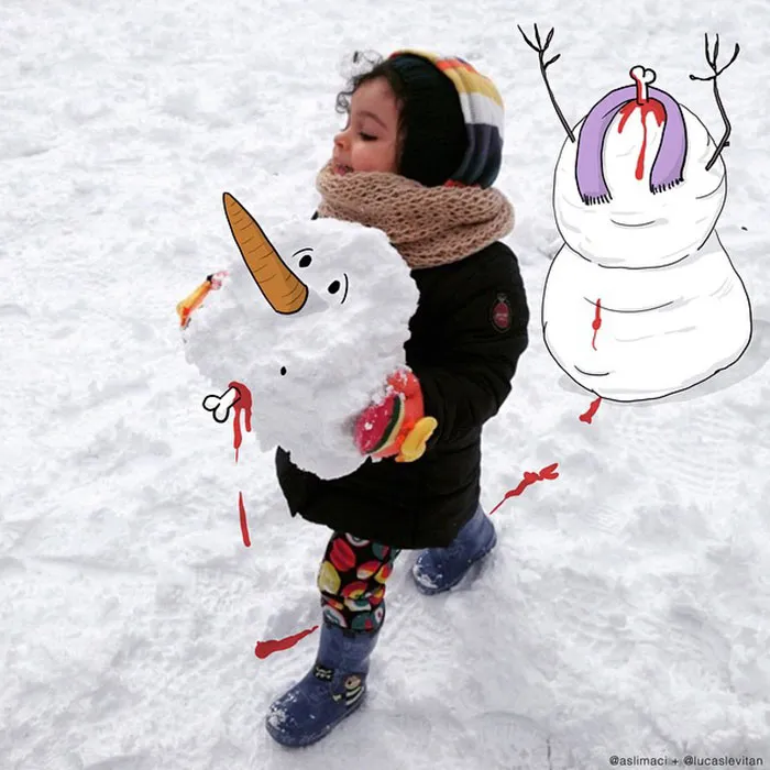 Illustrator Adds Funny Cartoons To Strangers’ Instagram Photos (Part 3)
