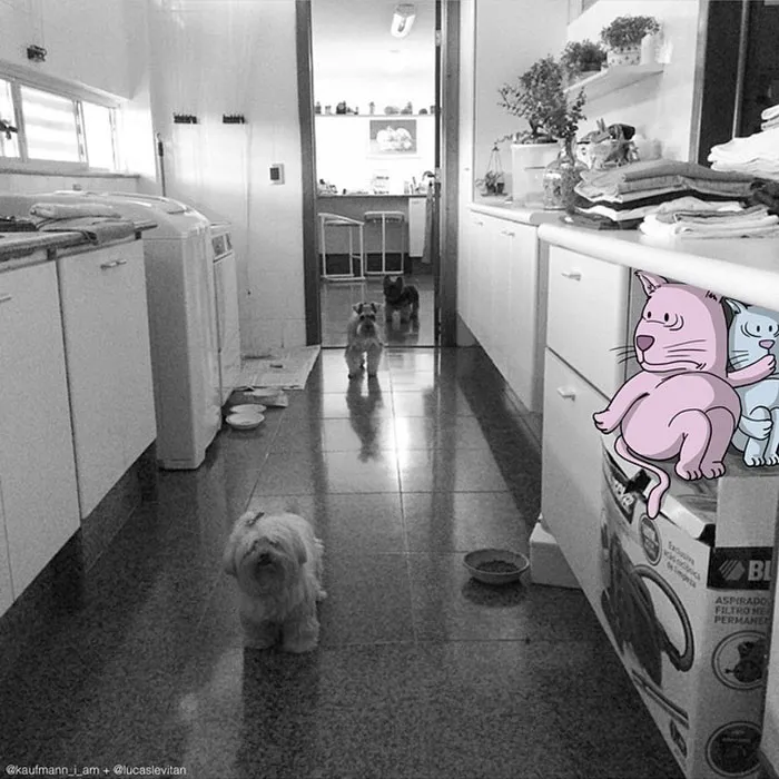 Illustrator Adds Funny Cartoons To Strangers’ Instagram Photos (Part 3)