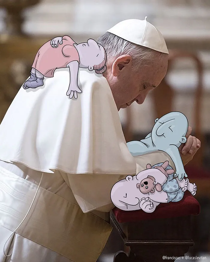Illustrator Adds Funny Cartoons To Strangers’ Instagram Photos (Part 3)