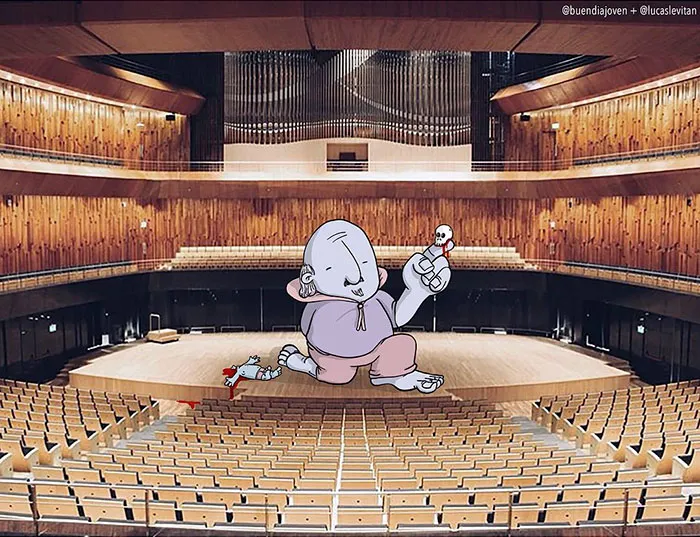 Illustrator Adds Funny Cartoons To Strangers’ Instagram Photos (Part 3)