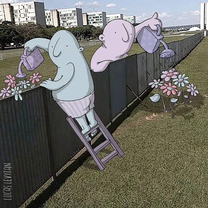 Illustrator Adds Funny Cartoons To Strangers’ Instagram Photos (Part 3)