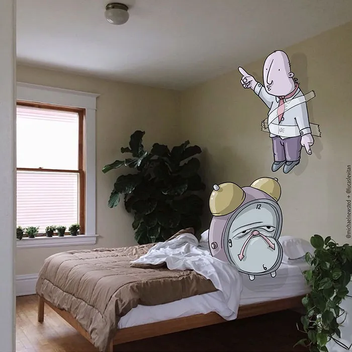 Illustrator Adds Funny Cartoons To Strangers’ Instagram Photos (Part 3)