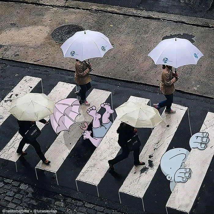 Illustrator Adds Funny Cartoons To Strangers’ Instagram Photos (Part 3)