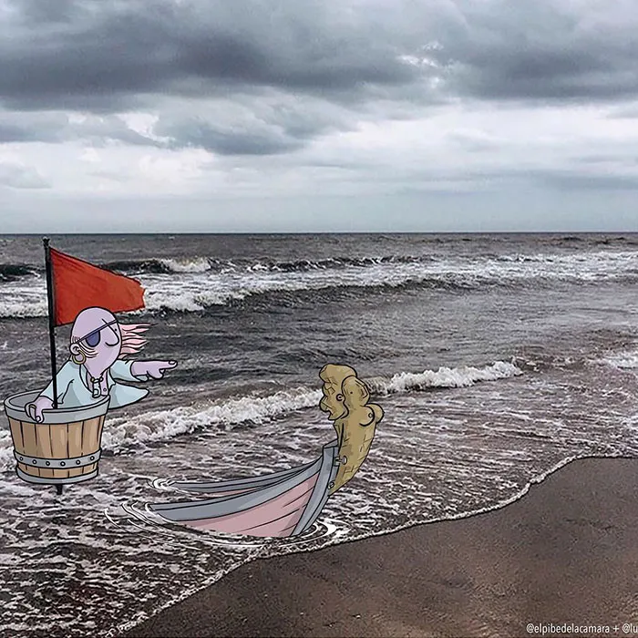 Illustrator Adds Funny Cartoons To Strangers’ Instagram Photos (Part 3)
