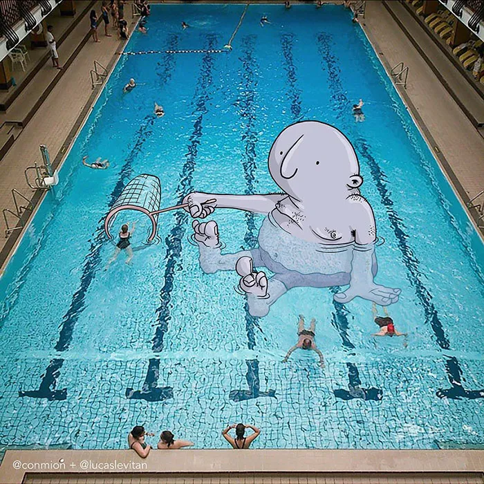 Illustrator Adds Funny Cartoons To Strangers’ Instagram Photos (Part 3)