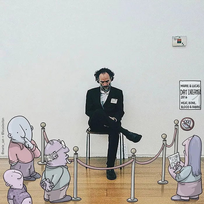 Illustrator Adds Funny Cartoons To Strangers’ Instagram Photos (Part 3)