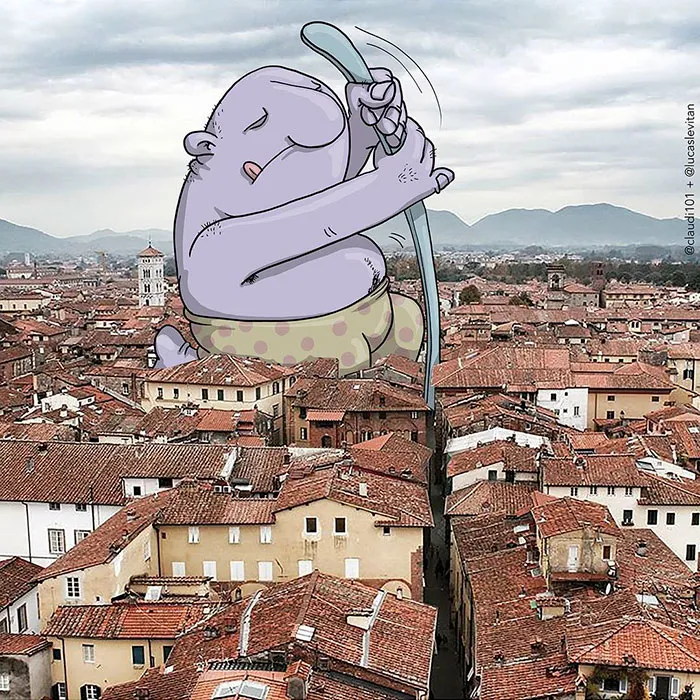 Illustrator Adds Funny Cartoons To Strangers’ Instagram Photos (Part 3)