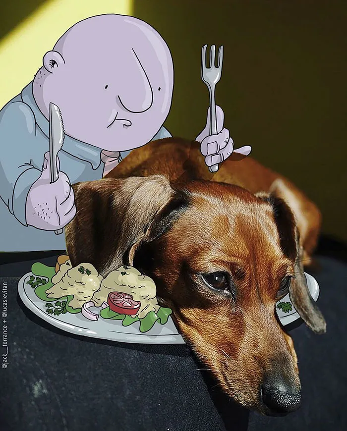 Illustrator Adds Funny Cartoons To Strangers’ Instagram Photos (Part 3)