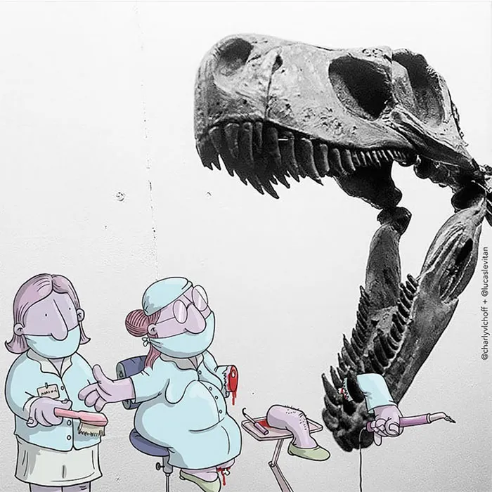 Illustrator Adds Funny Cartoons To Strangers’ Instagram Photos (Part 3)