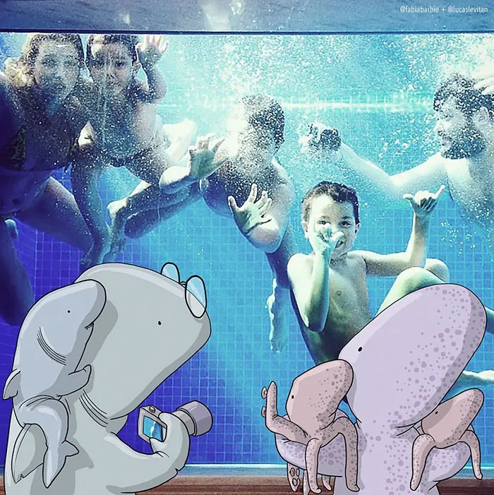 Illustrator Adds Funny Cartoons To Strangers’ Instagram Photos (Part 3)
