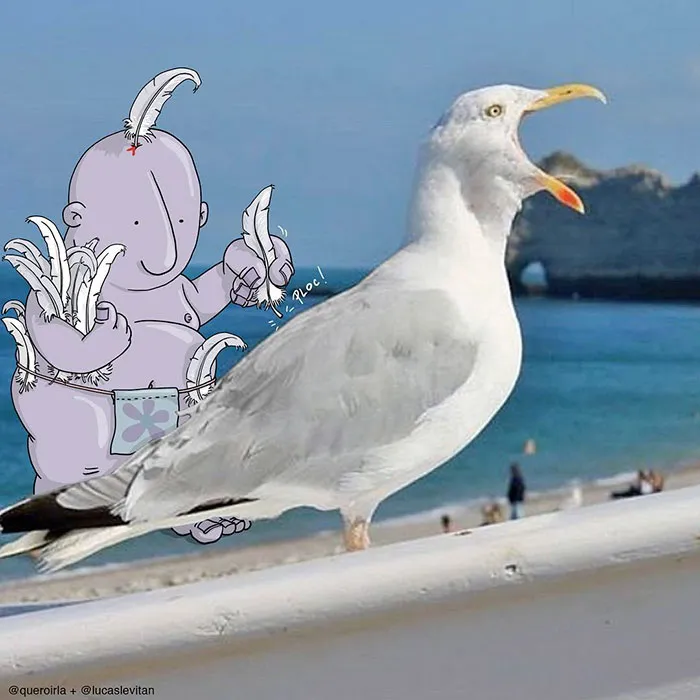 Illustrator Adds Funny Cartoons To Strangers’ Instagram Photos (Part 3)
