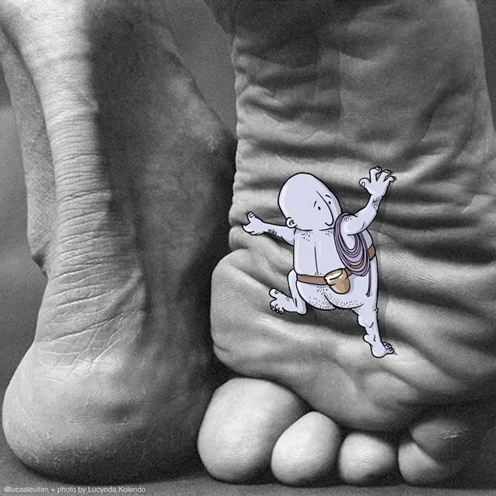 Illustrator Adds Funny Cartoons To Strangers’ Instagram Photos (Part 3)