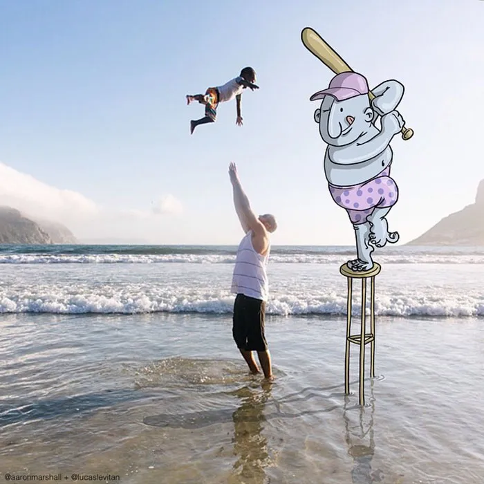 Illustrator Adds Funny Cartoons To Strangers’ Instagram Photos (Part 3)