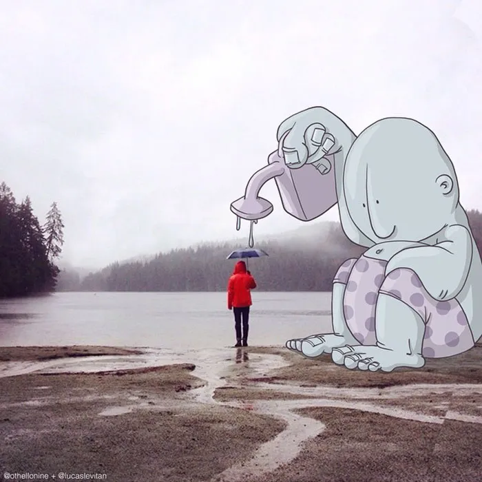 Illustrator Adds Funny Cartoons To Strangers’ Instagram Photos (Part 3)