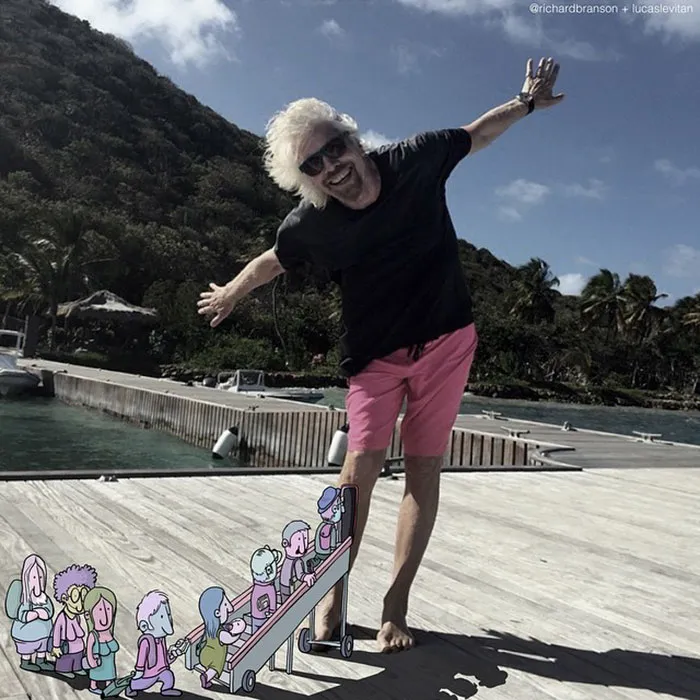 Illustrator Adds Funny Cartoons To Strangers’ Instagram Photos (Part 3)