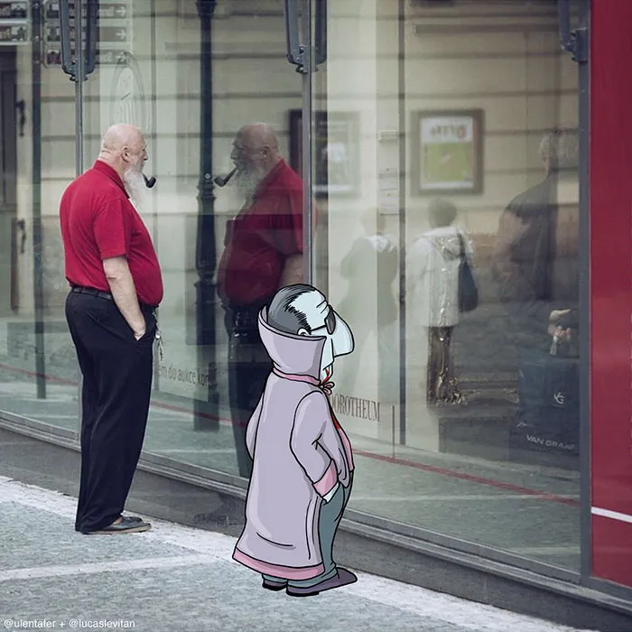 Illustrator Adds Funny Cartoons To Strangers’ Instagram Photos (Part 3)