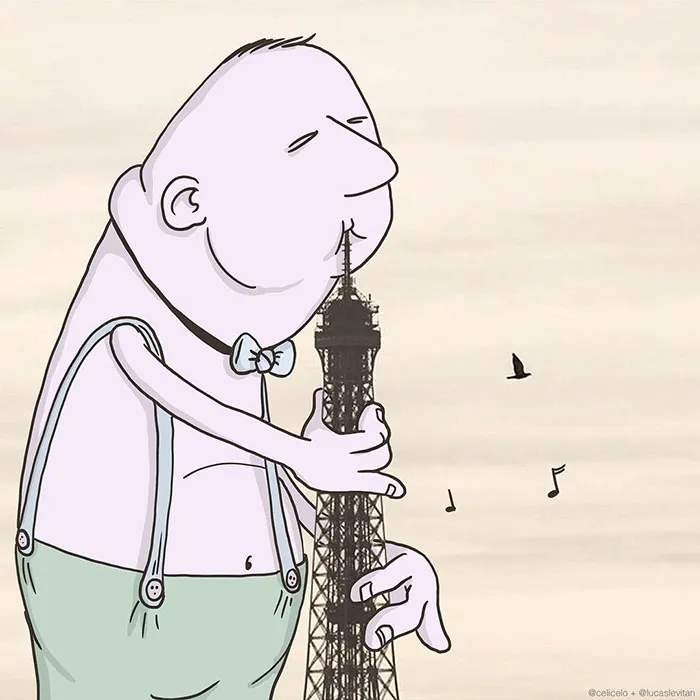 Illustrator Adds Funny Cartoons To Strangers’ Instagram Photos (Part 3)