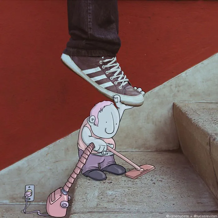 Illustrator Adds Funny Cartoons To Strangers’ Instagram Photos (Part 3)