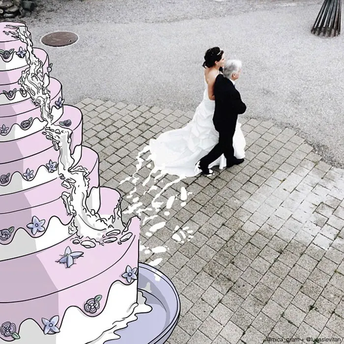 Illustrator Adds Funny Cartoons To Strangers’ Instagram Photos (Part 3)