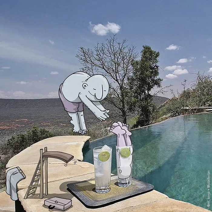 Illustrator Adds Funny Cartoons To Strangers’ Instagram Photos (Part 3)