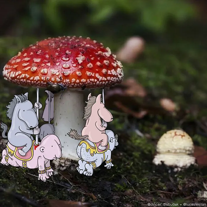 Illustrator Adds Funny Cartoons To Strangers’ Instagram Photos (Part 3)