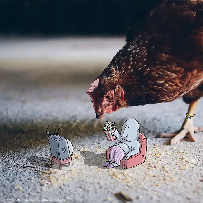 Illustrator Adds Funny Cartoons To Strangers’ Instagram Photos (Part 3)