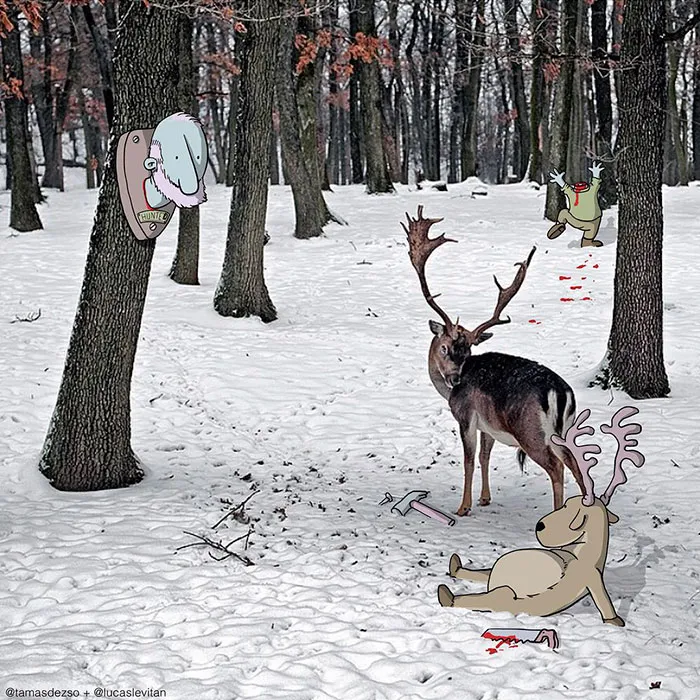 Illustrator Adds Funny Cartoons To Strangers’ Instagram Photos (Part 3)