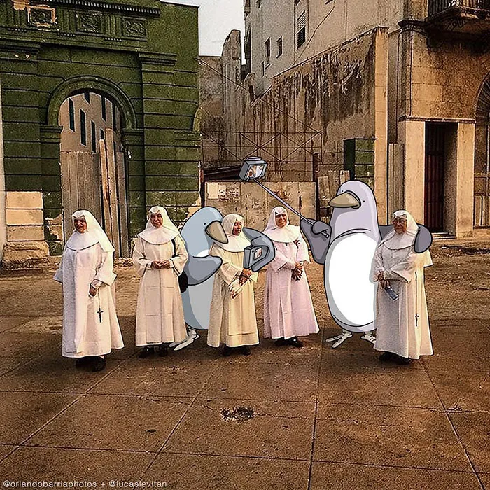 Illustrator Adds Funny Cartoons To Strangers’ Instagram Photos (Part 3)