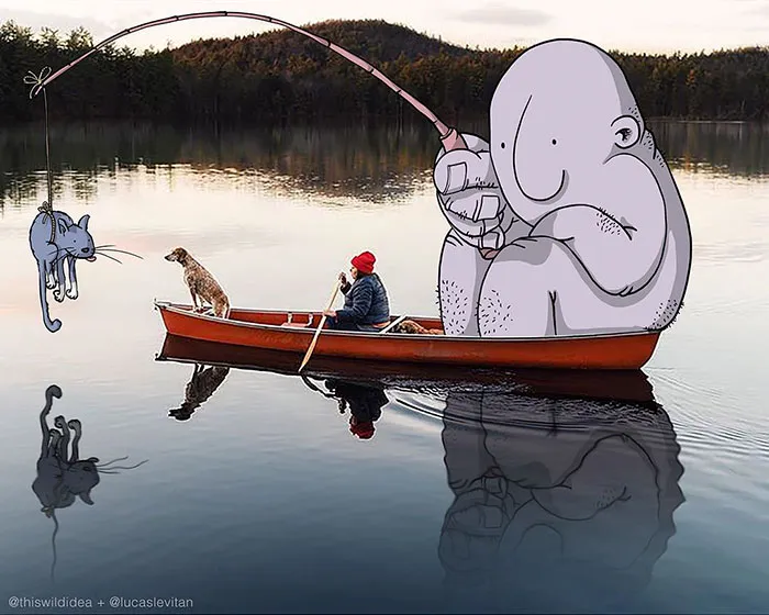 Illustrator Adds Funny Cartoons To Strangers’ Instagram Photos (Part 3)
