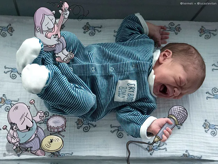 Illustrator Adds Funny Cartoons To Strangers’ Instagram Photos (Part 3)