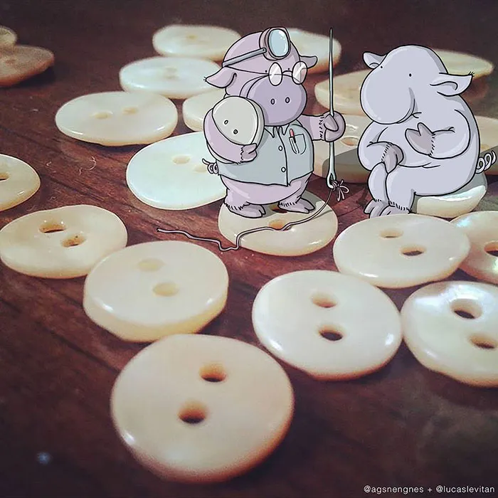 Illustrator Adds Funny Cartoons To Strangers’ Instagram Photos (Part 3)