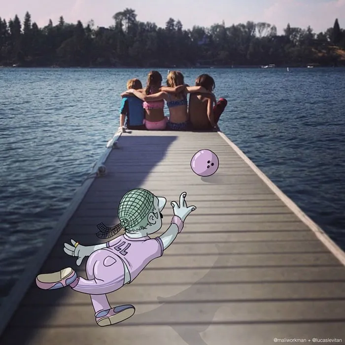 Illustrator Adds Funny Cartoons To Strangers’ Instagram Photos (Part 3)