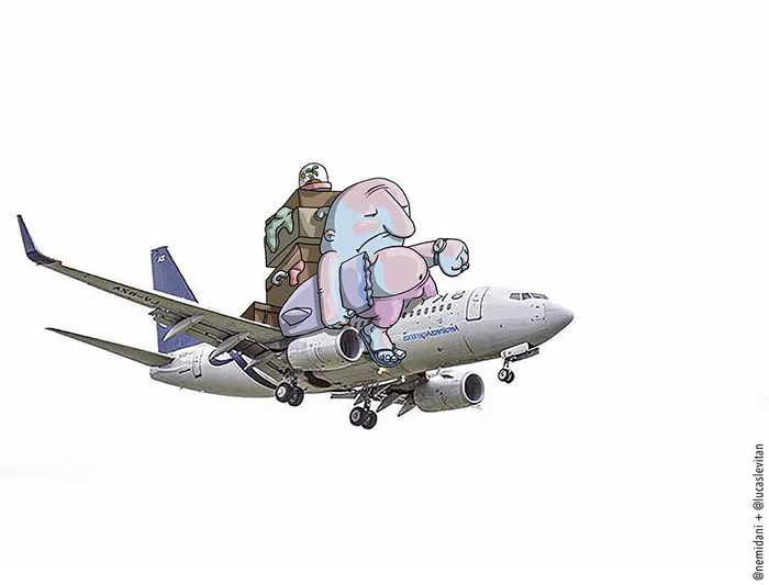 Illustrator Adds Funny Cartoons To Strangers’ Instagram Photos (Part 3)