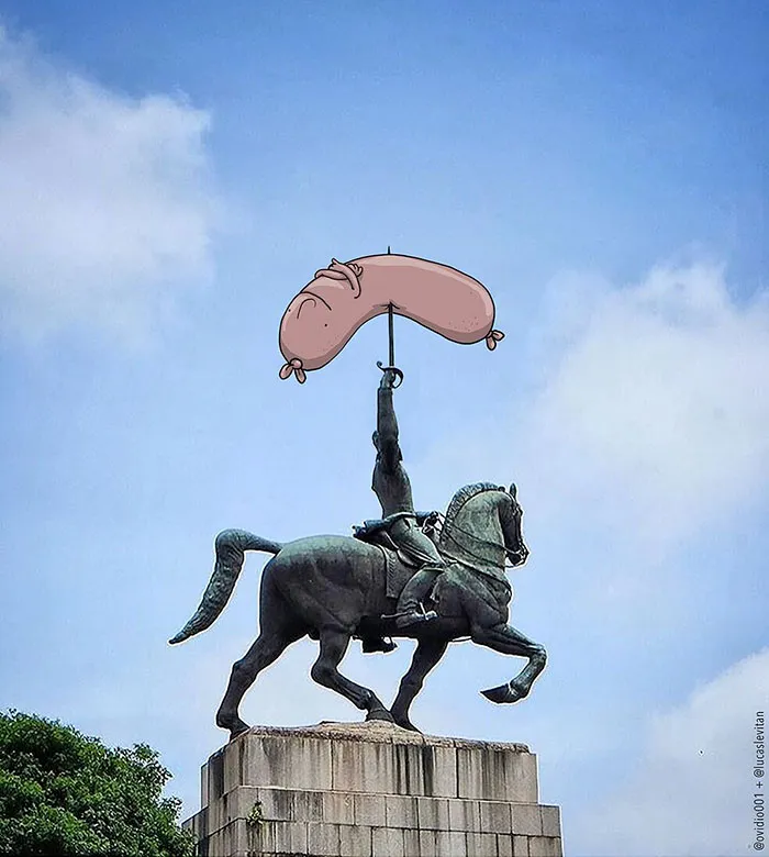 Illustrator Adds Funny Cartoons To Strangers’ Instagram Photos (Part 3)