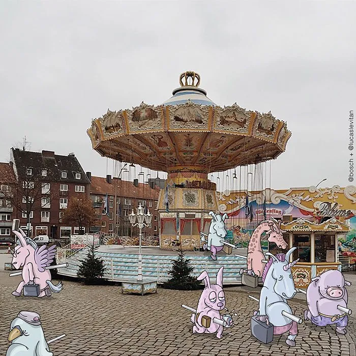 Illustrator Adds Funny Cartoons To Strangers’ Instagram Photos (Part 3)