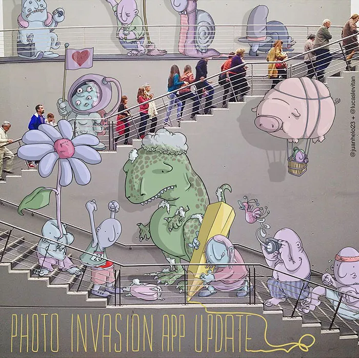 Illustrator Adds Funny Cartoons To Strangers’ Instagram Photos (Part 3)