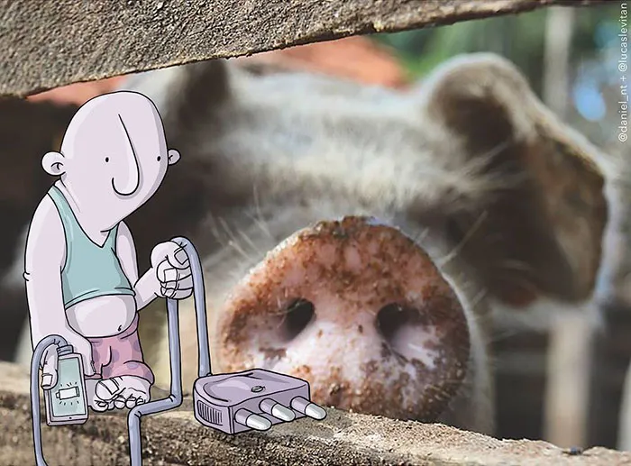 Illustrator Adds Funny Cartoons To Strangers’ Instagram Photos (Part 3)